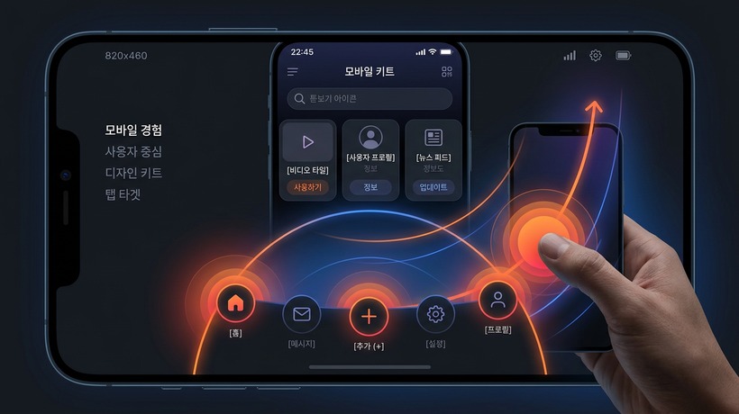 Mobil platformlarda parmak dostu buton yerleşimi ve tıklama alanları
