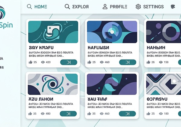 OnlySpin platformunun genel görünümü ve düzenli arayüz yapısı